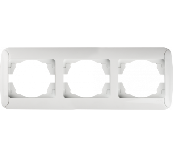 Рамка тройна хоризонтална Fantasy бяла main image