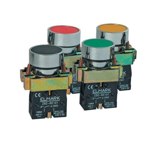 Бутон EL2-BA 21 1НО IP20 черен main image