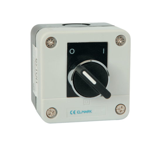 Превключвател 0-1 EL1-B134 IP44 черен main image