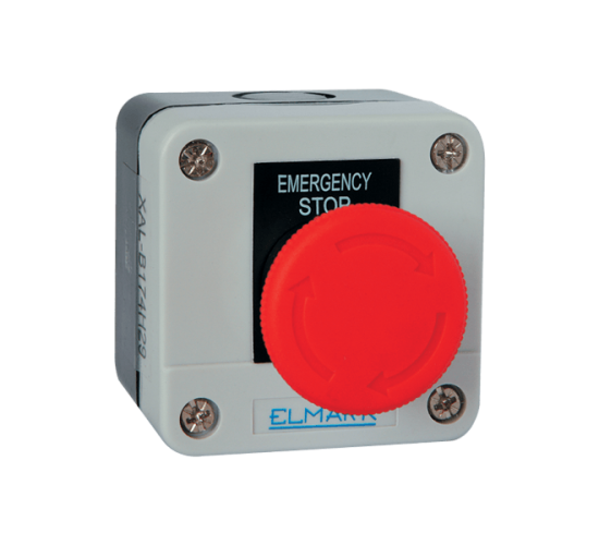 Авариен бутон EL1-B174 1НЗ IP44 червен main image