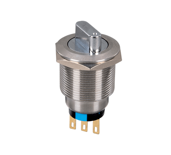 ПРЕВКЛЮЧВАТЕЛ ДВУПОЗИЦИОНЕН С КЛЮЧ EL-22X2 1NO+1NC IP65 ЧЕРВЕН main image