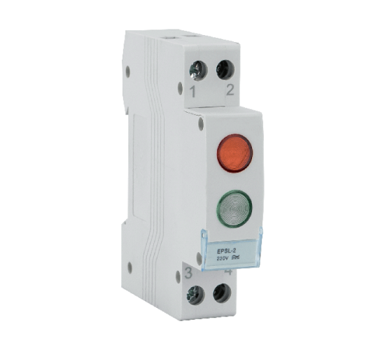 ЛАМПА ЗА ШИНА ELD-RG-DIN ЗЕЛЕНА/ЧЕРВЕНА 230V main image