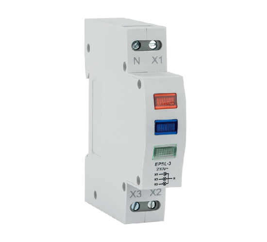 ЛАМПА ЗА ШИНА ELD-RGB-DIN ЗЕЛЕНА/ЧЕРВЕНА/СИНЯ 230V main image