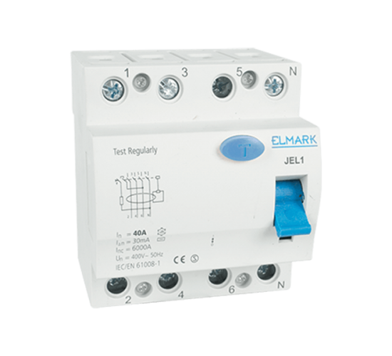 Дефектнотокова защита JEL1 4P 10A 30mA main image