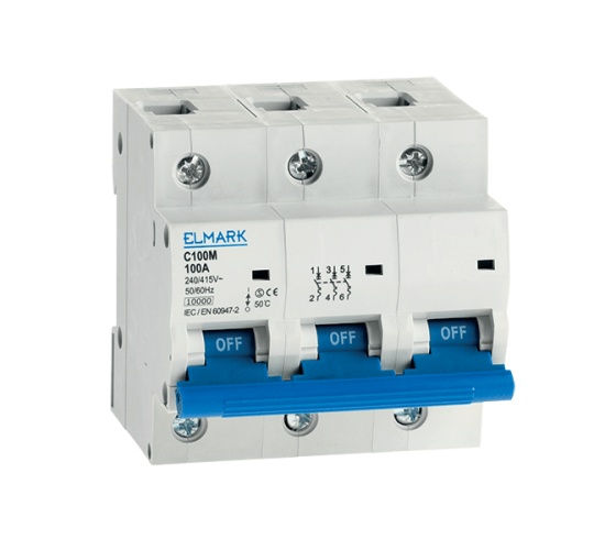 Автоматичен прекъсвач 3P 100A 10kA крива C 400V 10kA main image