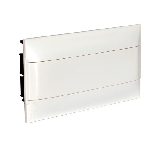 Табло за СКРИТ монтаж 18 мод. Practibox S с бяла врата и Н и РЕ клеми Legrand main image