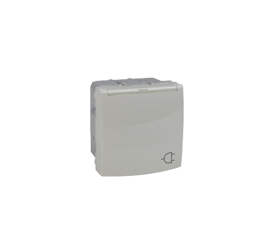 Контакт с капак 16A 250VAC механизъм Unica слонова кост ДО ИЗЧЕРПВАНЕ НА НАЛИЧНОСТИТЕ main image