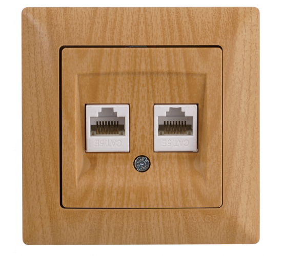 Контакт за компютър двоен Visage круша main image