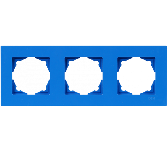 Рамка тройна Eqona синя main image