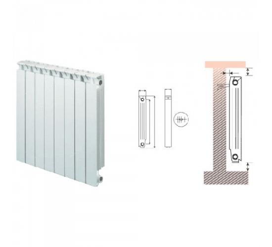 Радиатор алуминиев MIX  H-300 цена за 1бр глидер main image