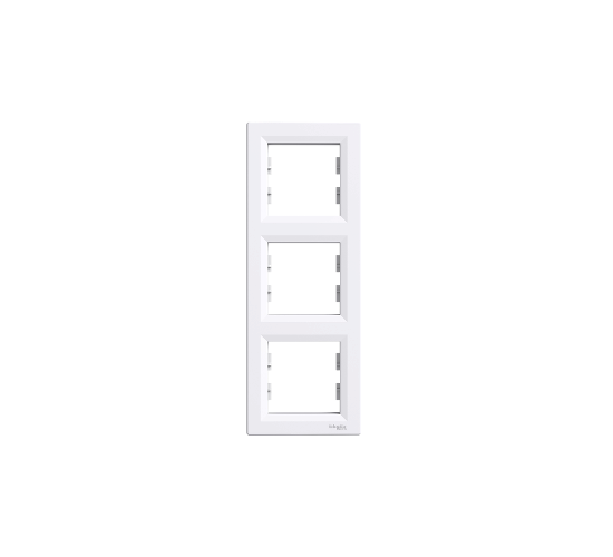 Рамка тройна вертикална Asfora бялa main image