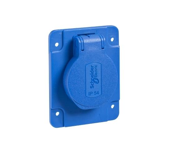Контакт Шуко,Mureva PK,за табло,65x85,Blue,IP54 main image