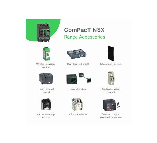 Автоматичен прекъсвач NSX100B 25kA AC 4P3D 100A TMD C10B6TM100 main image