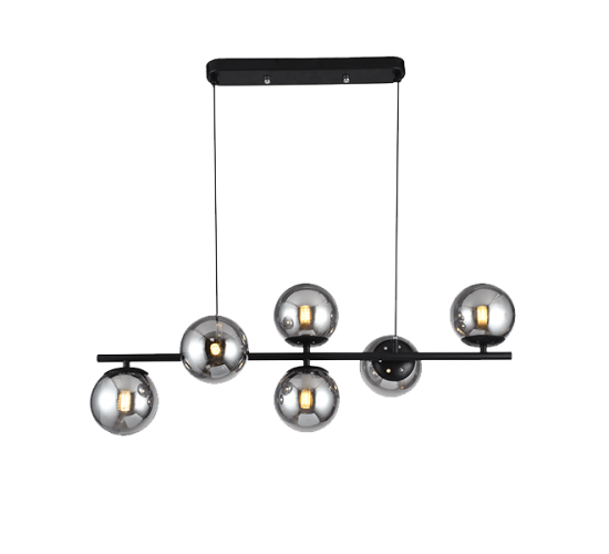 Полилей Аlbertо 6xG9 черен main image