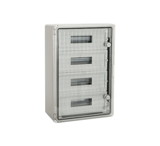 Пластмасово табло с прозрачна врата 60/40/20 IP65 4*15 модула main image