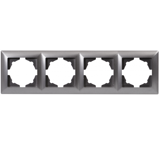 Рамка четворна Visage сива main image