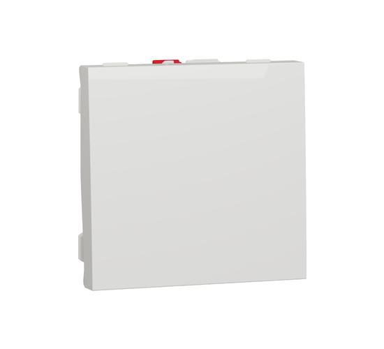 Ключ единичен 2 модулен 10АХ бял NU320118 main image