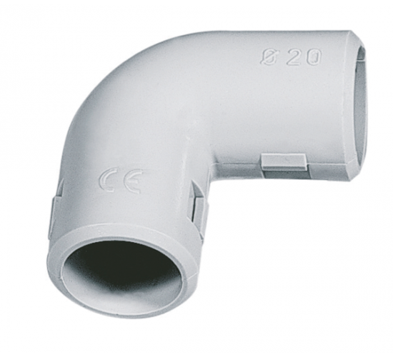 КОЛЯНО PVC 90&deg; МАЛКО &Oslash;20 IP40 main image