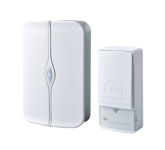 Дигитален звънец безжичен със самозахраанващ бутон 5027/WH main image