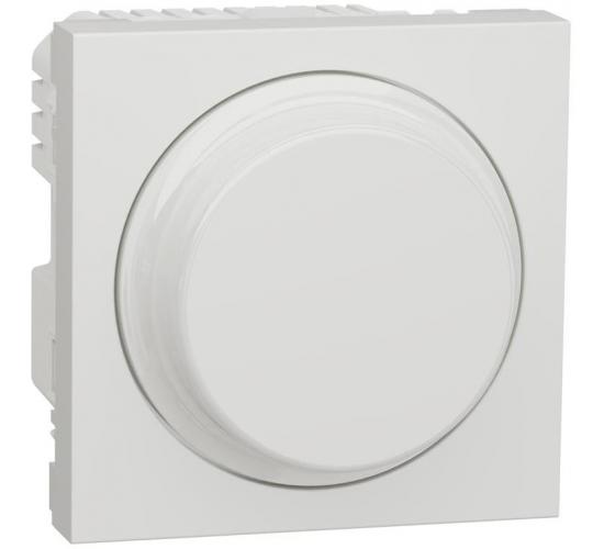 Димер ротативен R=5-200W C=5-150VA LED=5-100W 2 модука бял New Unica NU351418 ДО ИЗЧЕРПВАНЕ НА НАЛИЧНОСТИТЕ main image