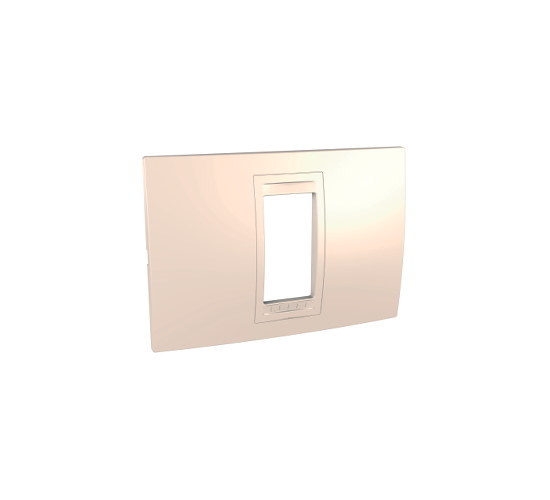 Рамка 1 модул Unica Allegro крем main image