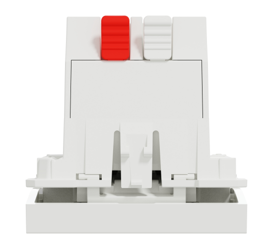 Ключ за щори 6А двумодулен бял New Unica NU320818 main image