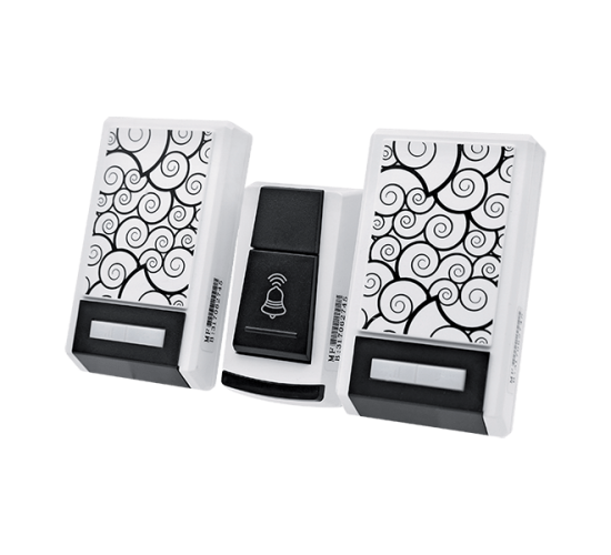 Безжичен звънец 5015 2 ПРИЕМНИКА/1 БУТОН AC 36 МЕЛОДИИ main image