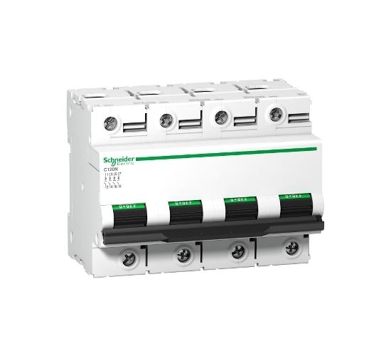 Миниатюрен автоматичен прекъсвач C120N - 4P - 125A - C крива A9N18376 main image