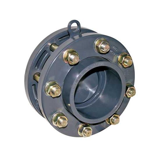 ПВЦ Възвратна клапан с фланци тип мигалка ф75 main image