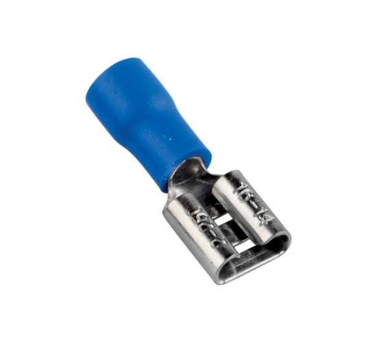 Кабелна обувка женска изолирана 1.5-2.5мм2 2-250 синя EL/100бр в пакет main image