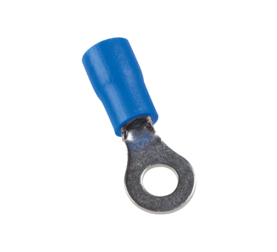 Кабелна обувка RVL изолирана син 1.5-2.5мм2 отвор 4мм/цена за 100бр пакет main image