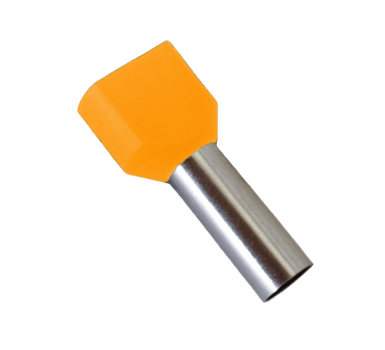 Кабелен накрайник изолиран 2х4мм2 TЕ4010/оранж/100бр в пакет main image