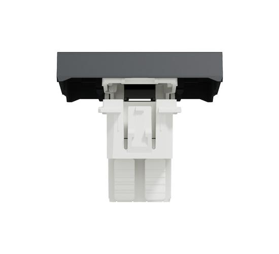 Кръстат ключ 10 А 2 модулen антрацит NEW UNICA NU320554 main image