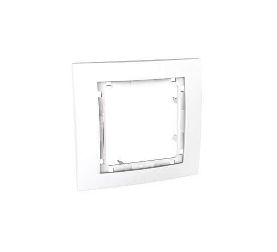 Рамка единична Unica Colors бял main image