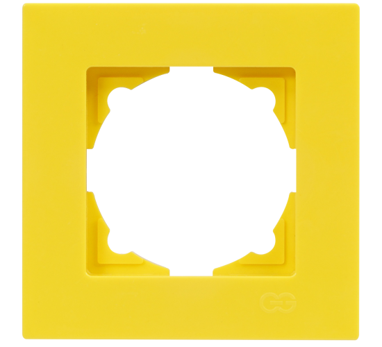 Рамка единична Eqona жълта main image