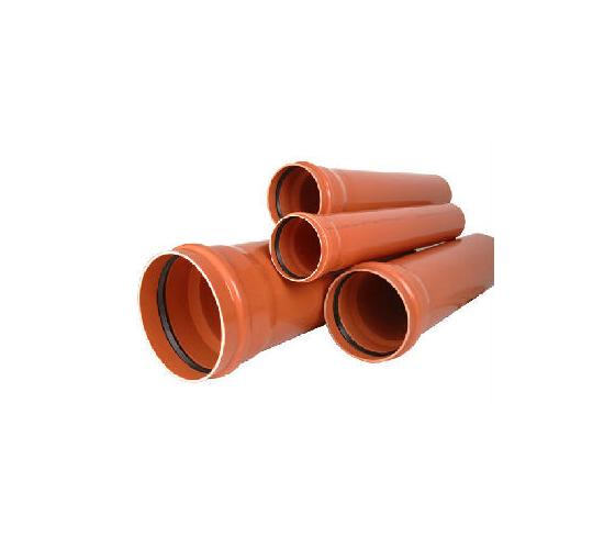 ПВЦ тръба ф160 х 4.0 SN4 5 метра муфирана main image