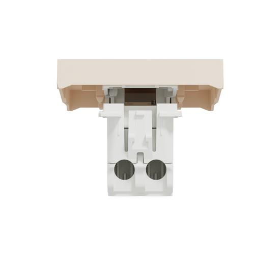 Ключ единичен 16А 2 модулен слонова кост NU326144 main image