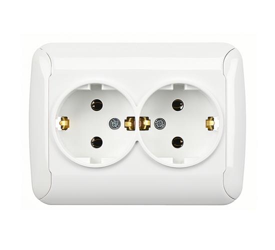 Контакт двоен Fantasy бял main image