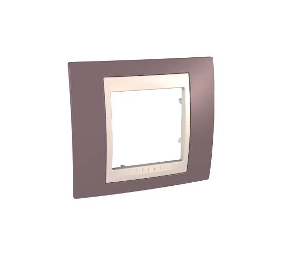 Рамка единична Unica бледомораво/слонова кост ДО ИЗЧЕРПВАНЕ НА КОЛИЧЕСТВАТА main image