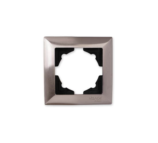 Рамка единична Visage инокс Deluxe main image