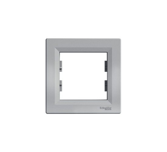 Рамка единична Asfora алуминий main image