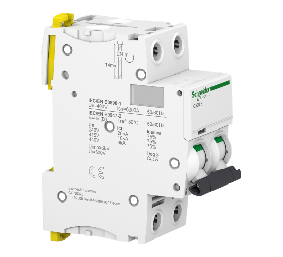 Автоматичен прекъсвач ACTI 9 2P 16A крива B C60N2P16A B-A9F73216 main image