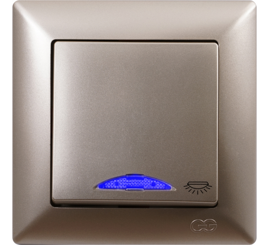 Ключ стълбищен светещ Visage бежов main image