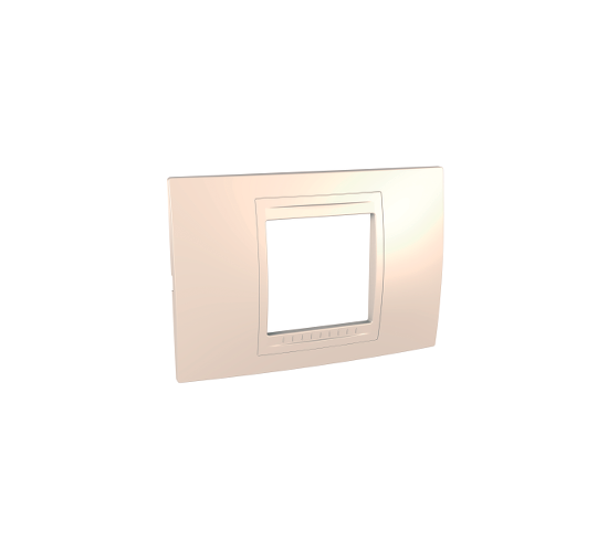 Рамка 2 модула Unica Allegro крема main image