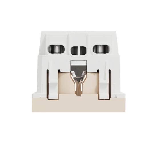 Механизъм контакт 2 модулен слонова кост NU303744 main image