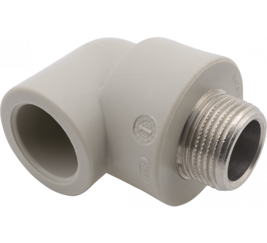 Полипропилен коляно с външна резба ф32 - 1" main image
