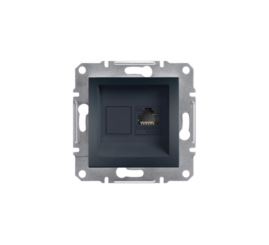 Компютърна розетка rj45 cat.5e UTP Asfora антрацит main image