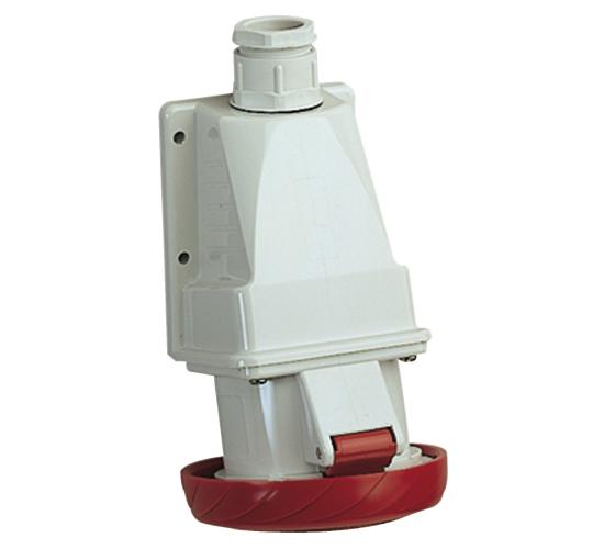 Индустриален контакт за стенен монтаж 32A 3P+E  380-415V IP67 main image