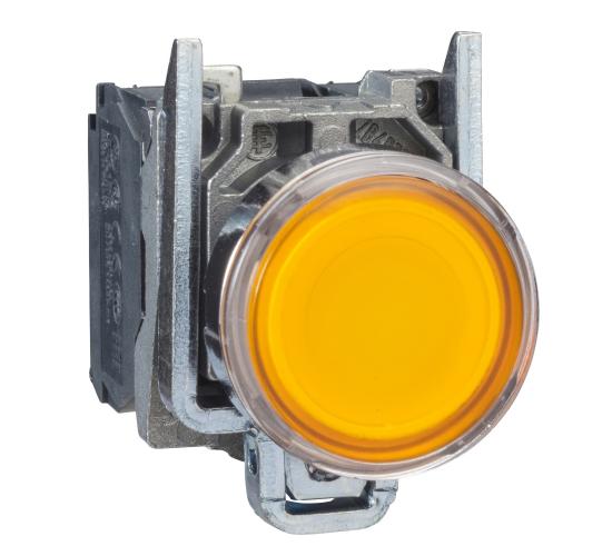 Светещ бутон 250V 1НО+1НЗ жълт main image