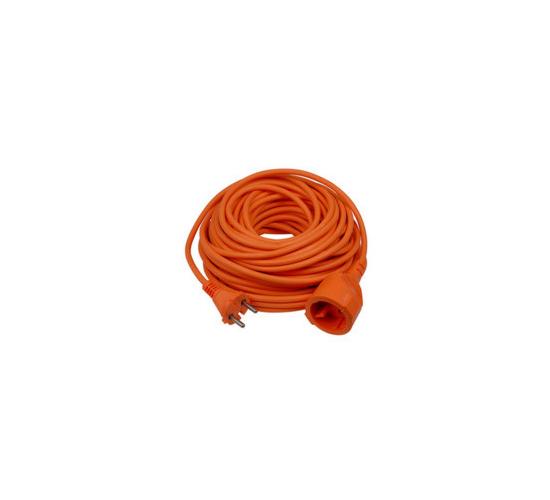 Куплунг гумен с 10 метра кабел оранжев 16A 220V кабел H05VV-F 3x1 main image